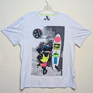 Maui & Sons x H&M Shark Man Surf Tee Shirt Large